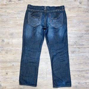 Parish Studded Mens Denim Jeans